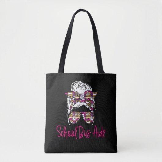 Schoolbuschauffeur Tote Bag (Voorkant)
