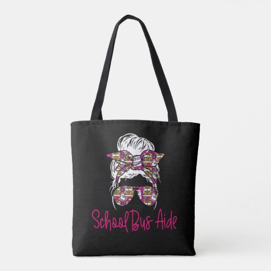 Schoolbuschauffeur Tote Bag (Achterkant)