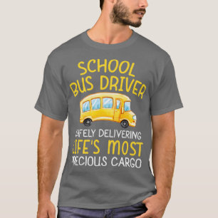 Schoolbuschauffeur veilig 5 t-shirt