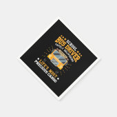 Schoolbuschauffeur veilig leveren servet (Hoek)
