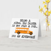 Schoolbuschauffeur zijn ... Is een avontuur Kaart (Gele Bloem)