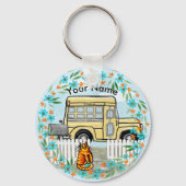 schoolbusdag sleutelhanger (Voorkant)
