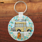 schoolbusdag sleutelhanger (Voorkant)