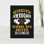 schoolbuskaartje kaart (Voorkant)