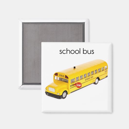 Schoolbuskoelkast Magnet (Voorkant / Achterkant)