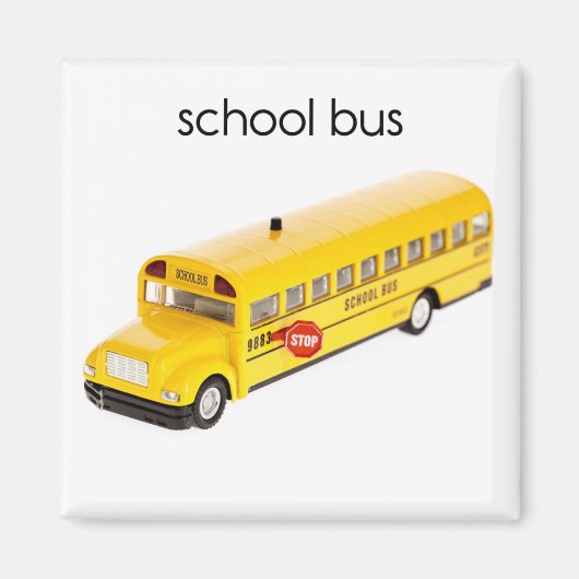 Schoolbuskoelkast Magnet (Voorkant)