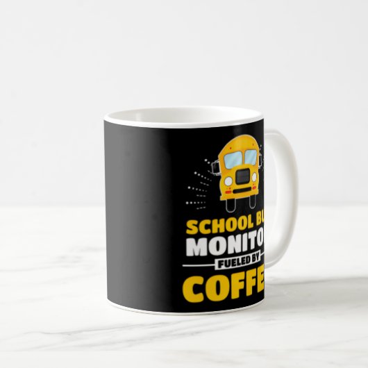 schoolbusmonitor koffiemok (Voorkant rechts)