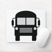schoolbuspictogram muismat (Met muis)