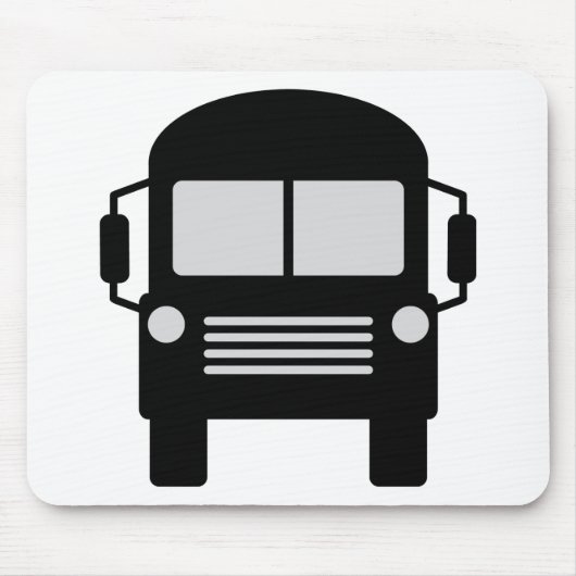 schoolbuspictogram muismat (Voorkant)