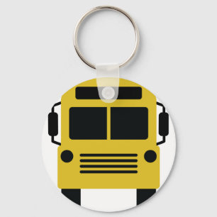 schoolbuspictogram sleutelhanger