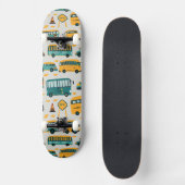 Schoolbussen Persoonlijk Skateboard (Voorkant)