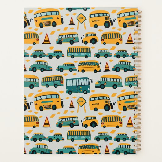 Schoolbussen Planner (Achterkant)