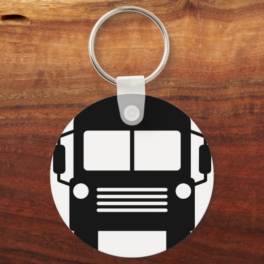 schoolbusteken sleutelhanger (Voorkant)