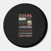 Schoolbusveiligheidregels T, schoolbuschauffeur Magneet (Voorkant)
