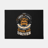 Schoolbusverlichting knippert deurmat (Voorkant)