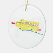 Schoolbusversiering Keramisch Ornament (Links)