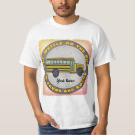 Schoolbuswielen T-shirt