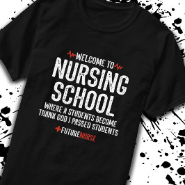 Schoolcadeautje voor verpleegkundigen - Student vo T-shirt