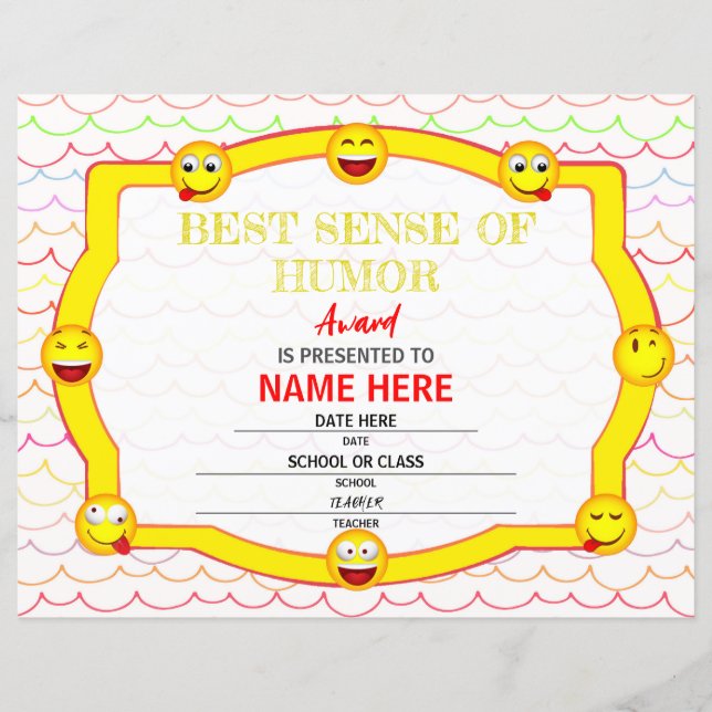 Schoolcertificaat (Voorkant)