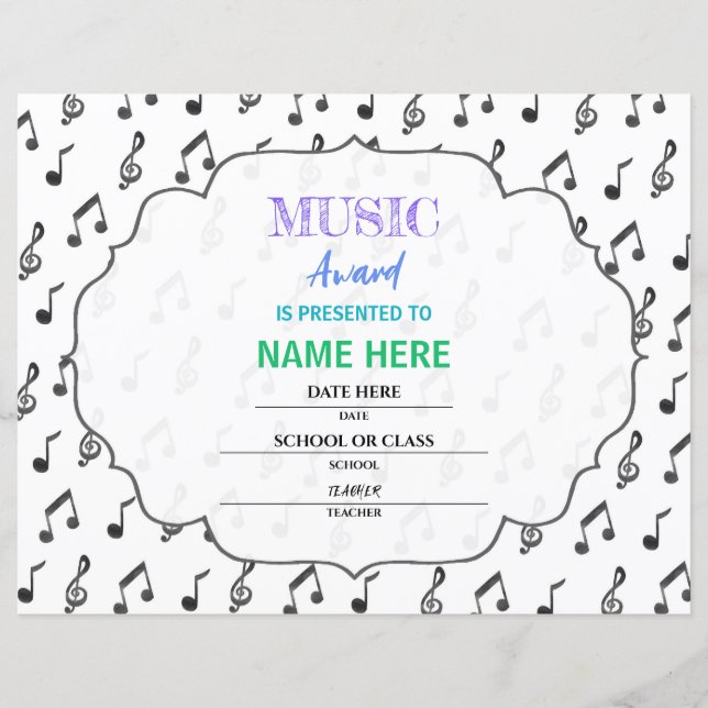 Schoolcertificaat (Voorkant)