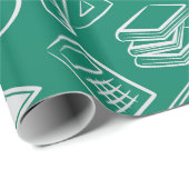 Schoolchemisch patroon cadeaupapier (Rol Hoek)