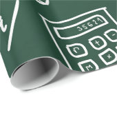 Schoolchemisch patroon cadeaupapier (Rol Hoek)