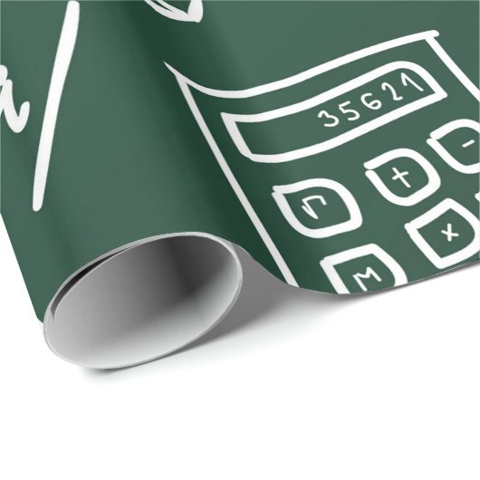 Schoolchemisch patroon cadeaupapier (Rol Hoek)