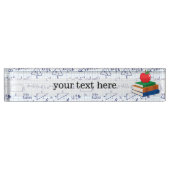 Schoolchemisch patroon naambordje (Voorkant)