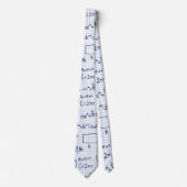 Schoolchemisch patroon stropdas (Voorkant)