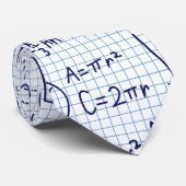 Schoolchemisch patroon stropdas (Opgerold)