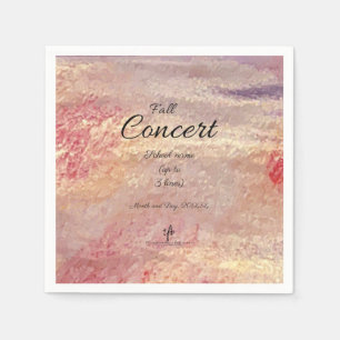 Schoolconcert I gepersonaliseerd Servet