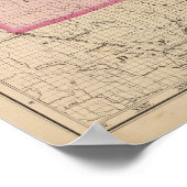 Schoolcraft County Michigan Poster (Hoek)