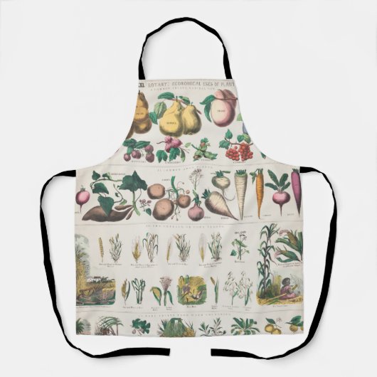  Schoolcursus Botanische Onderwijs 1890 Schort (Voorkant)