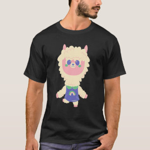 Schooldag Llama Alpaca Boy Girl Kinder T-shirt
