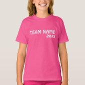 Schooldag Sportdag 2025 Team crew squad T-shirt (Voorkant)