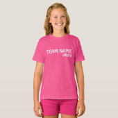 Schooldag Sportdag 2025 Team crew squad T-shirt (Voorkant volledig)