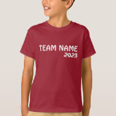 Schooldag Sportdag 2025 Team crew squad T-shirt (Voorkant)