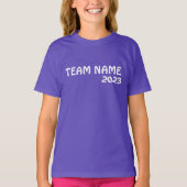 Schooldag Sportdag 2025 Team crew squad T-shirt (Voorkant)