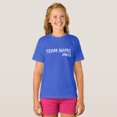Schooldag Sportdag 2025 Team crew squad T-shirt (Voorkant volledig)