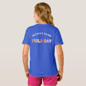 Schooldag Sportdag 2025 Team crew squad T-shirt (Achterkant volledig)