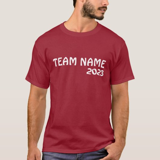 Schooldag Sportdag 2025 Team crew squad T-shirt (Voorkant)