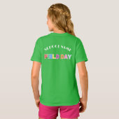Schooldag Sportdag 2025 Team crew squad T-shirt (Achterkant volledig)