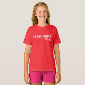 Schooldag Sportdag 2025 Team crew squad T-shirt (Voorkant volledig)
