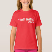Schooldag Sportdag 2025 Team crew squad T-shirt (Voorkant)
