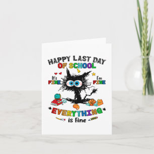 Schooldag Zwarte Kat Het Is Goed Ik Ben Goed Alles Kaart