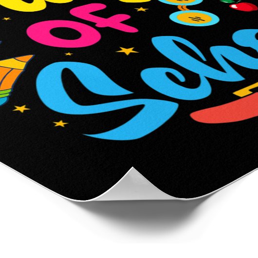 Schooldagen 100e schooldag poster (Hoek)