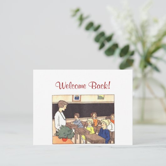 Schooldagen Briefkaart (Staand voorkant)