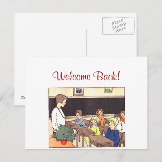 Schooldagen Briefkaart (Voorkant / Achterkant)