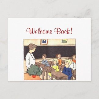 Schooldagen Briefkaart