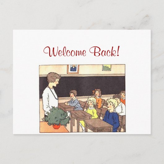 Schooldagen Briefkaart (Voorkant)